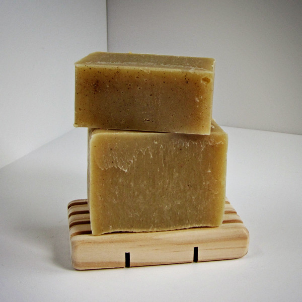 Patchouli Lavender Shave Soap with Rose &amp; Kaolin Clay