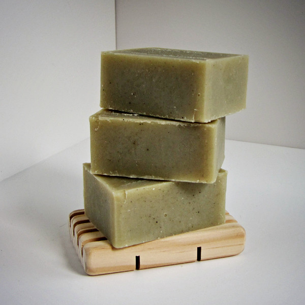 Lemon Eucalyptus &amp; Lime Shave Soap with Bentonite Clay