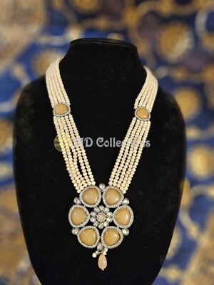 Monalisa Stones Onyx Beads Necklace Set