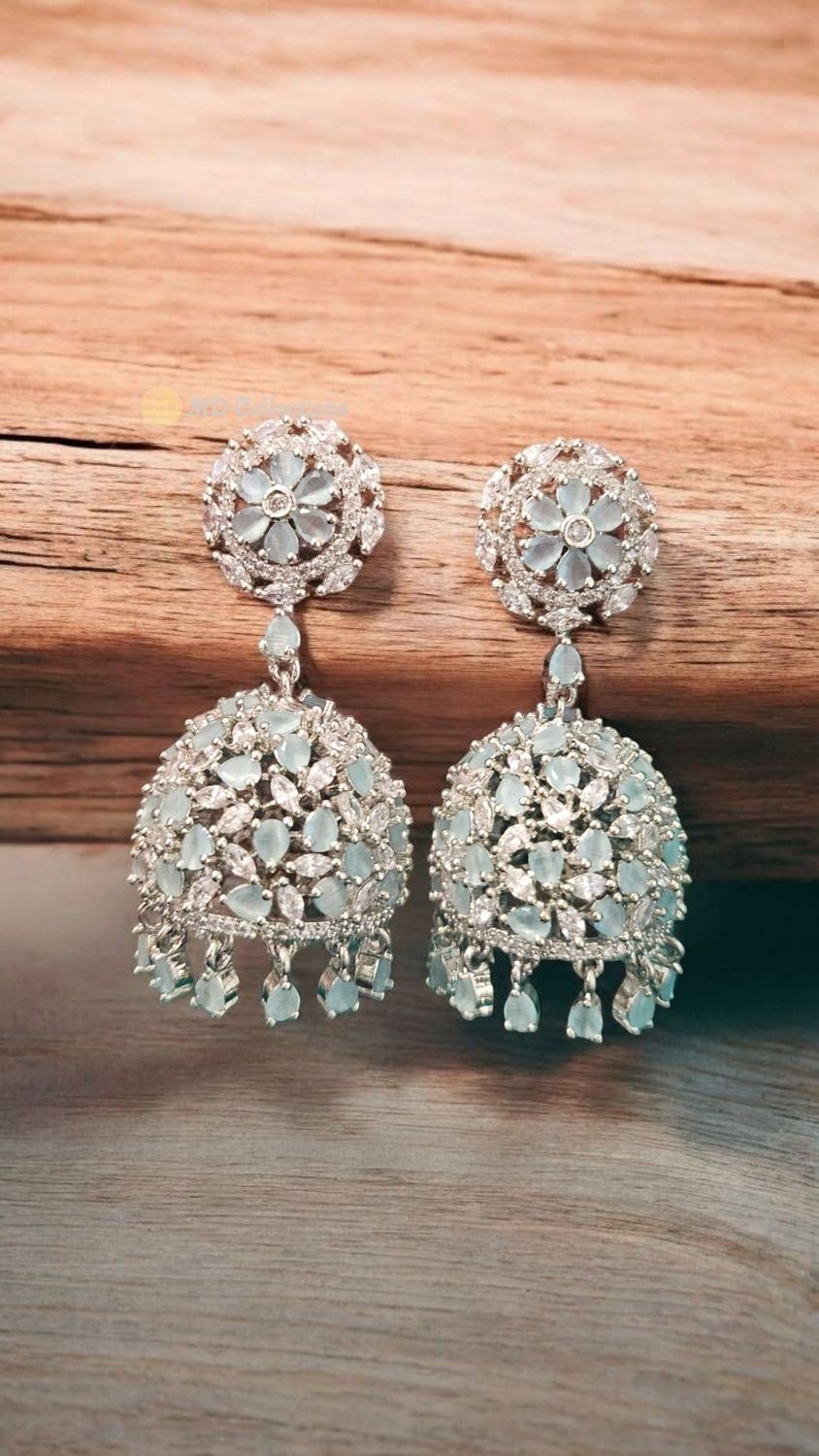 AD Stones /Cubic Zirconia Earrings Set Premium Quality Finish/Indian Jewlery 