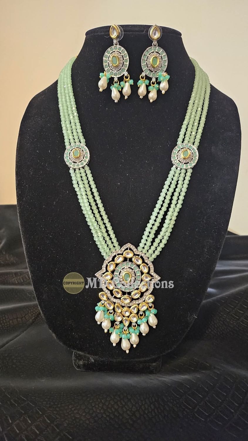 Long Necklace Jewlery Set Premium Quality Finish/Indian Jewlery