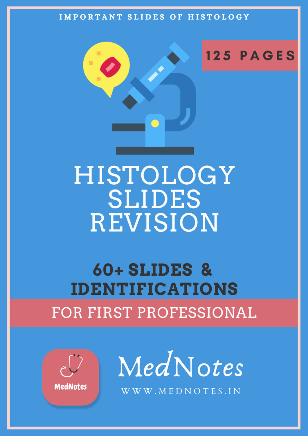 Histology Slides Revision - For First Professional [E-book]