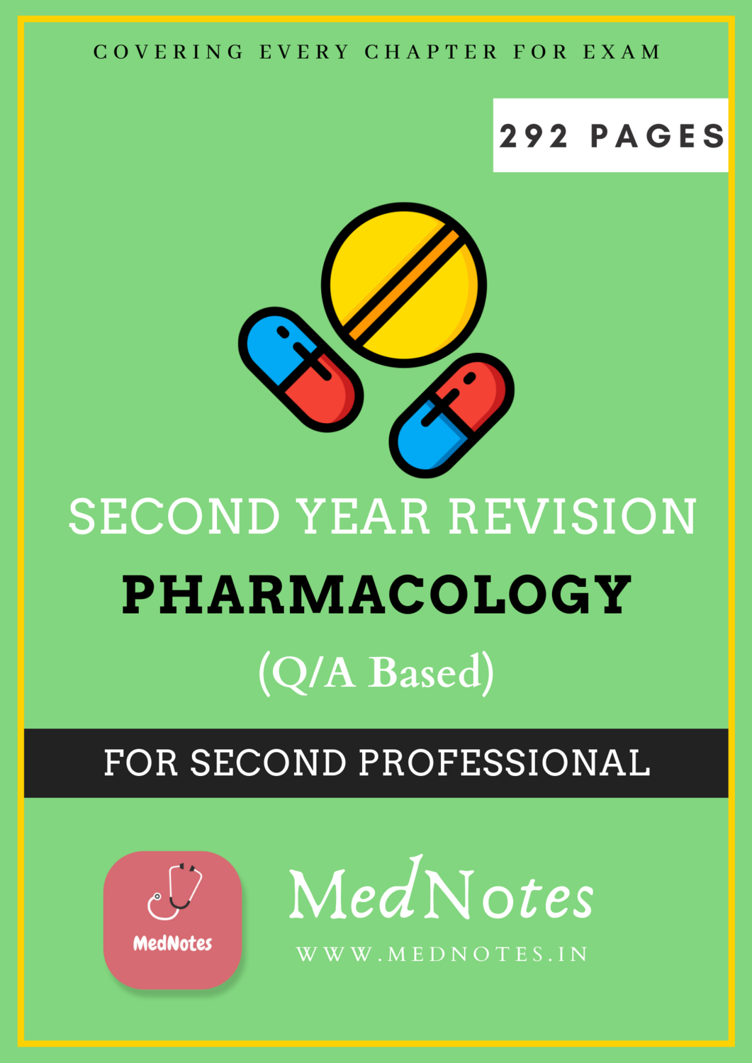 Full Pharmacology Revision - Second Professional