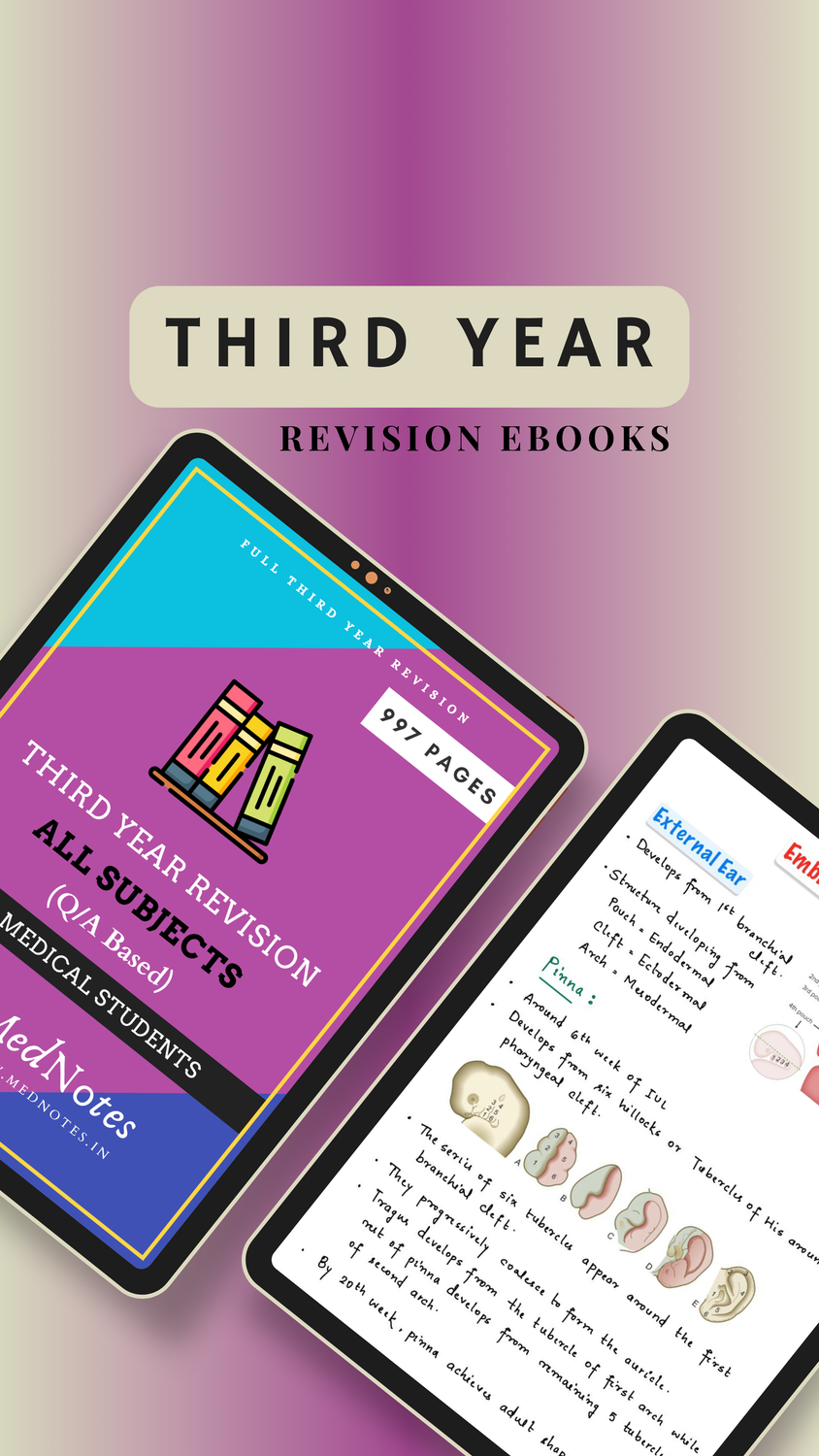 Med3 Note.pdf Third Year - MedNotes Revision Ebooks