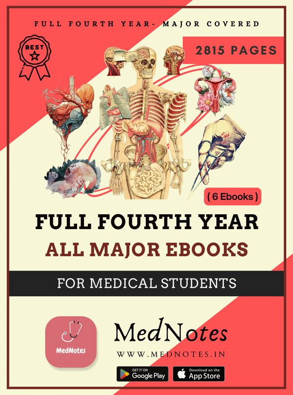 Full Fourth Year - Major Subjects - MedNotes Ebooks
