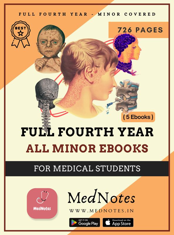 Full Fourth Year - Minor Subjects - MedNotes Ebooks