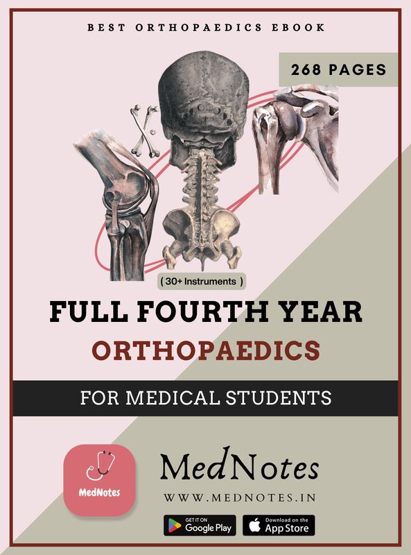 Full Fourth Year Orthopaedics - MedNotes Ebook
