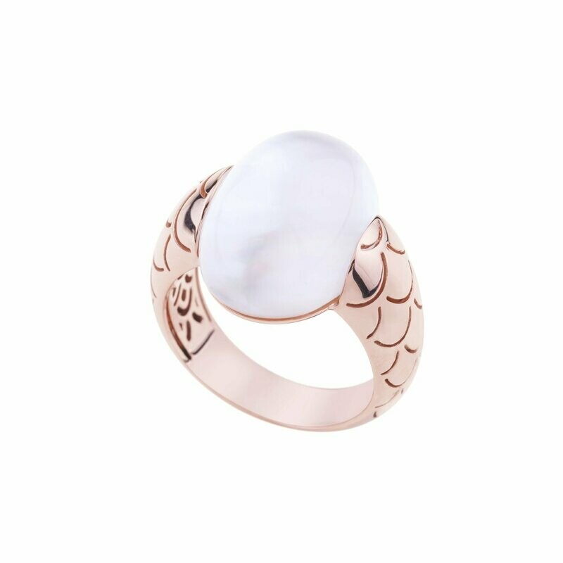Rose gold with doublette madreperla