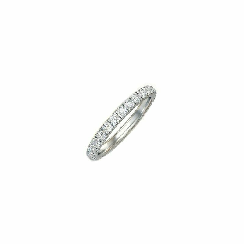 White gold with diamonds