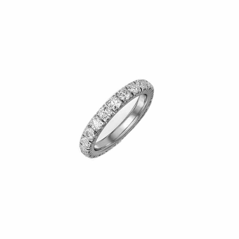 White gold with diamonds