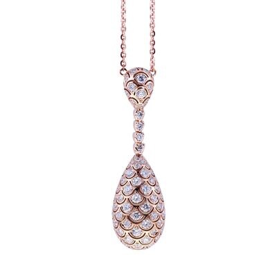 Rose Gold with Diamond Pavè