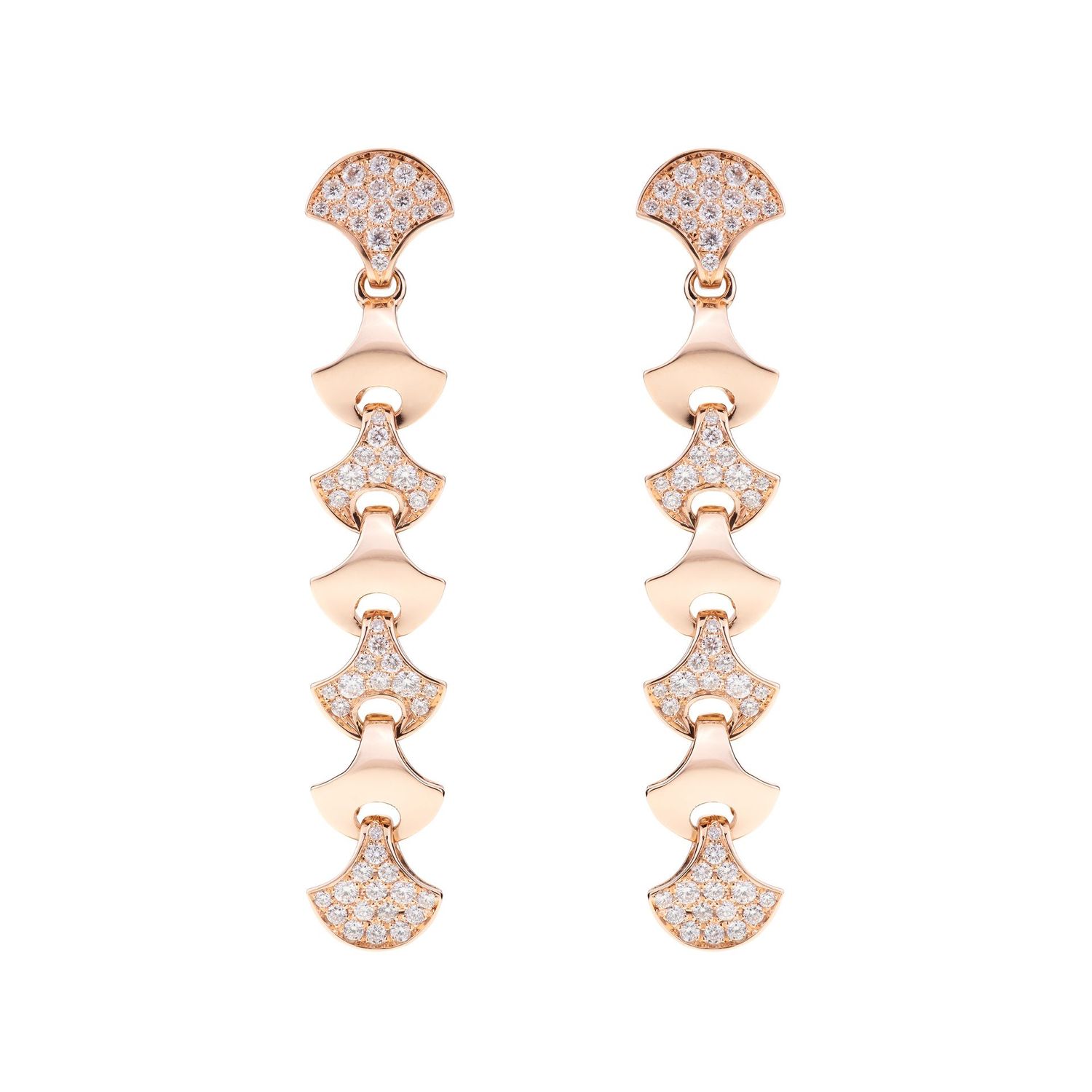 Rose gold with diamonds