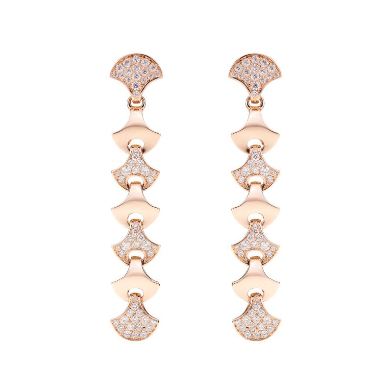 Rose gold with diamonds