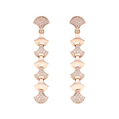 Rose gold with diamonds