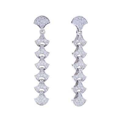 White gold with diamonds