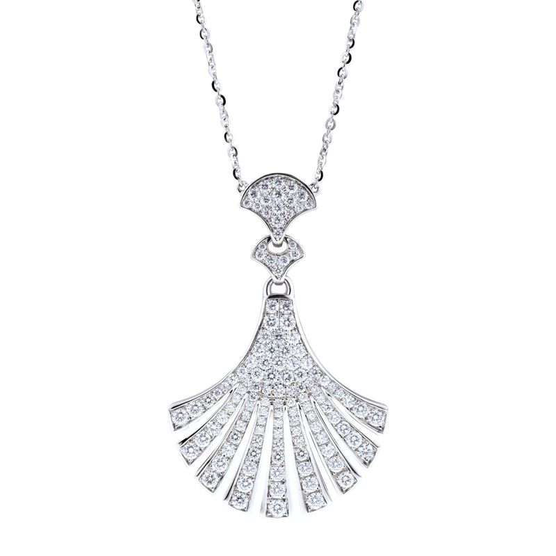Whitr Gold with Diamond Pavè