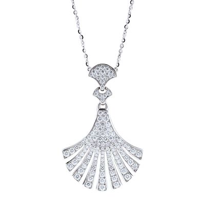 Whitr Gold with Diamond Pavè