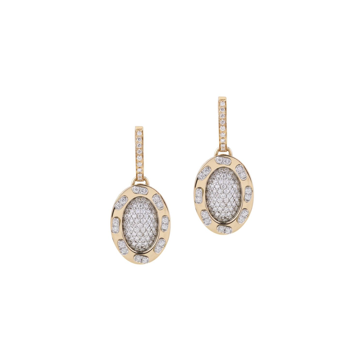 Yellow gold with diamonds