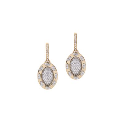Yellow gold with diamonds
