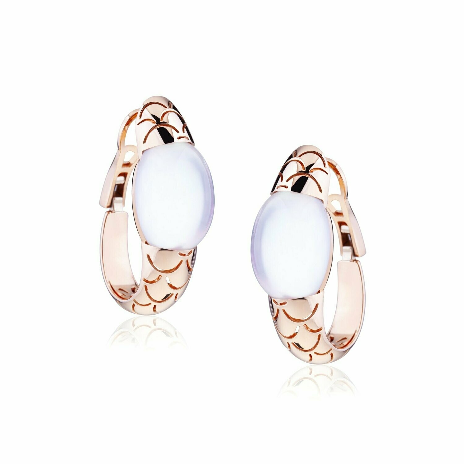 Rose gold with doublette madreperla Rose gold with doublette madreperla