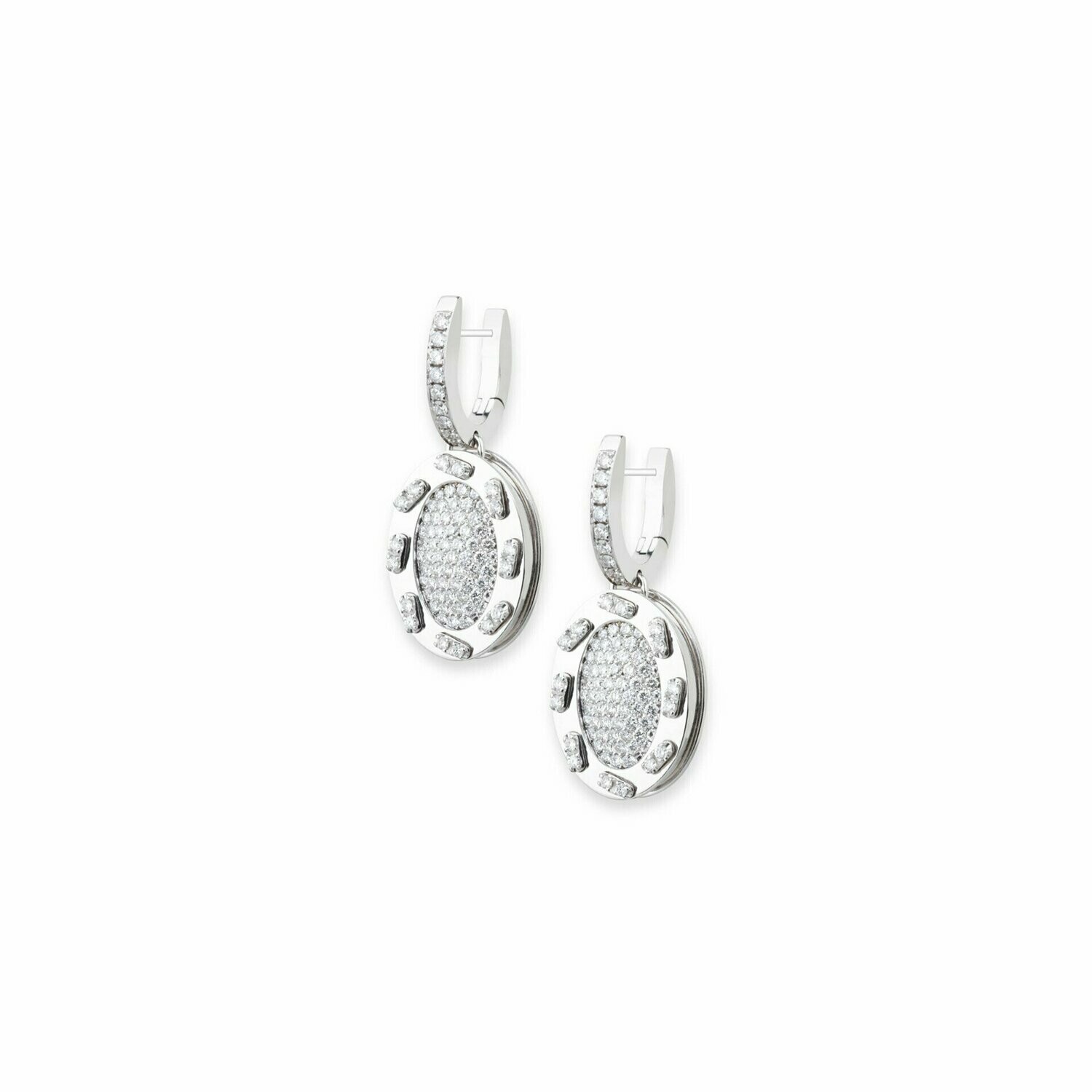 White gold with diamonds