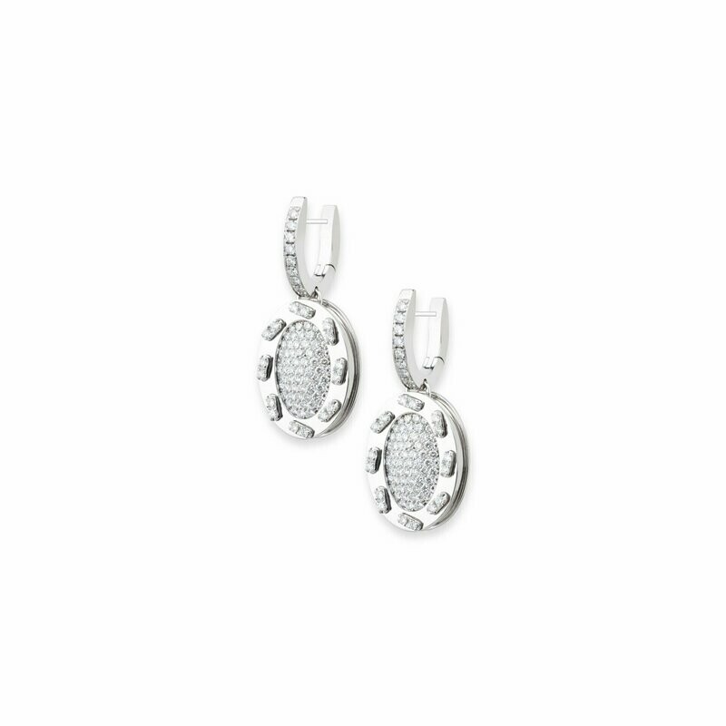 White gold with diamonds