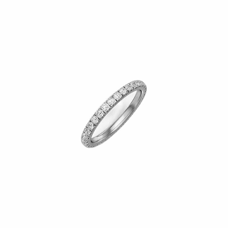 White gold with diamonds
