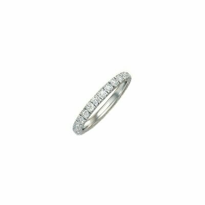 White gold with diamonds