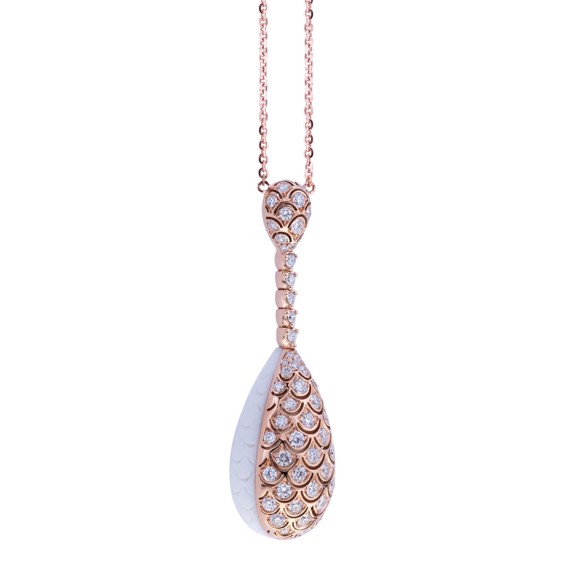 Rose Gold with Diamond Pavè and Ceramic