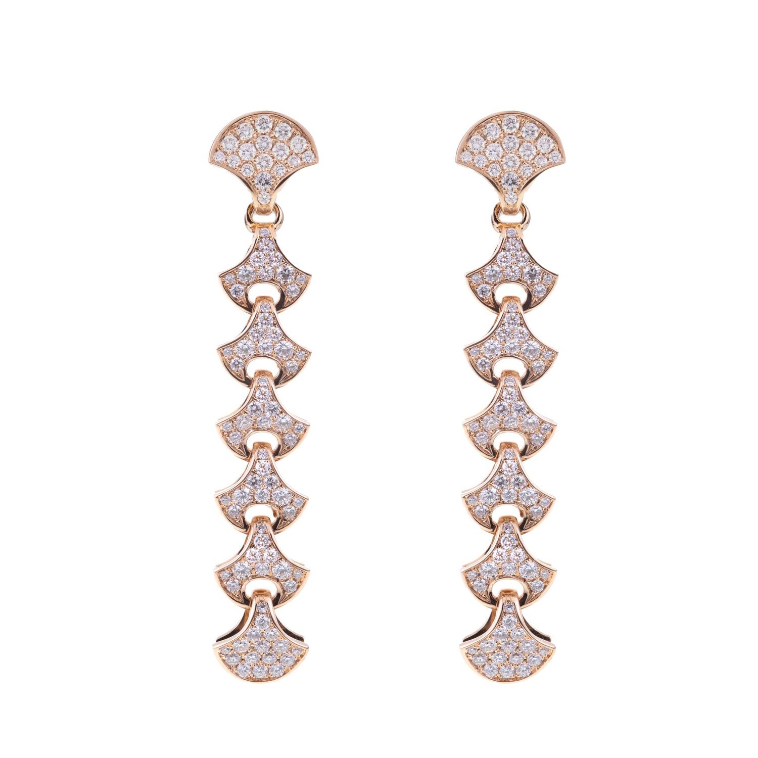 Rose gold with diamonds