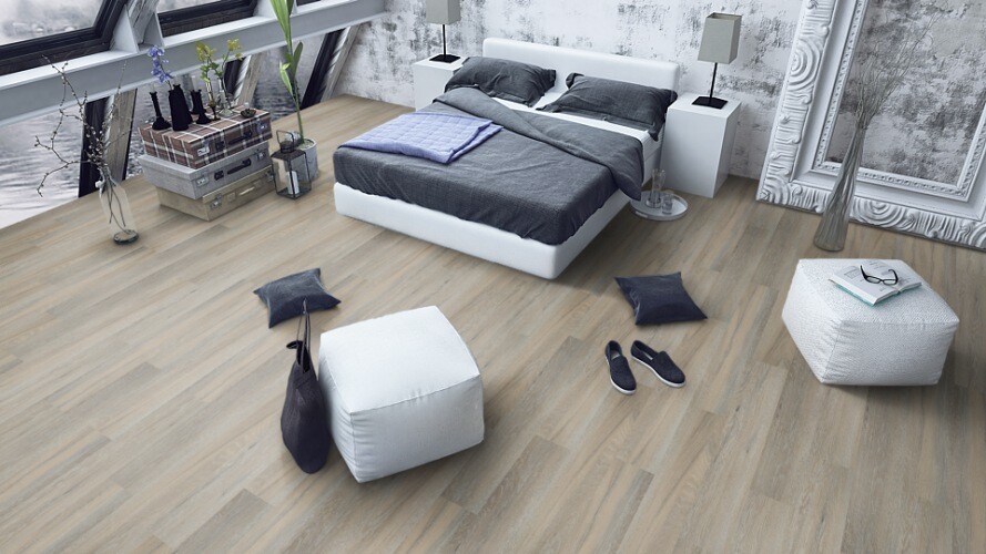 Vinylflex Fresh Klick pro 1m² mit Struktur Eiche Arctic Stärke 5.2mm x 448mm x 906mm