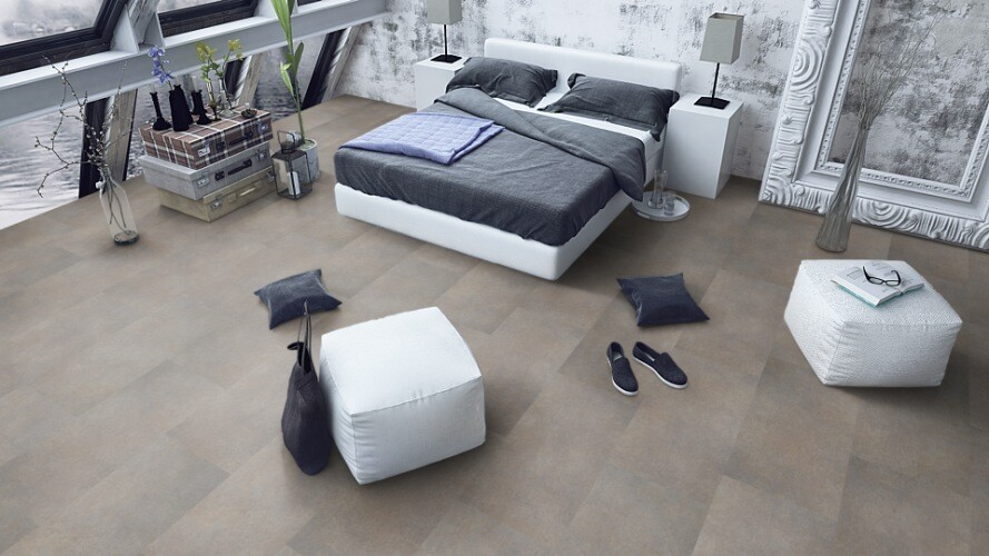 Vinylflex Fresh Klick pro 1m² mit Struktur Cement Stärke 5.2mm x 448mm x 906mm