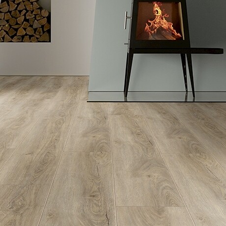 Vinyl Tripoca 2 Wood Klick pro 1m² mit Struktur Eiche altgrau Stärke 6mm x 222.3mm x 1212.9mm