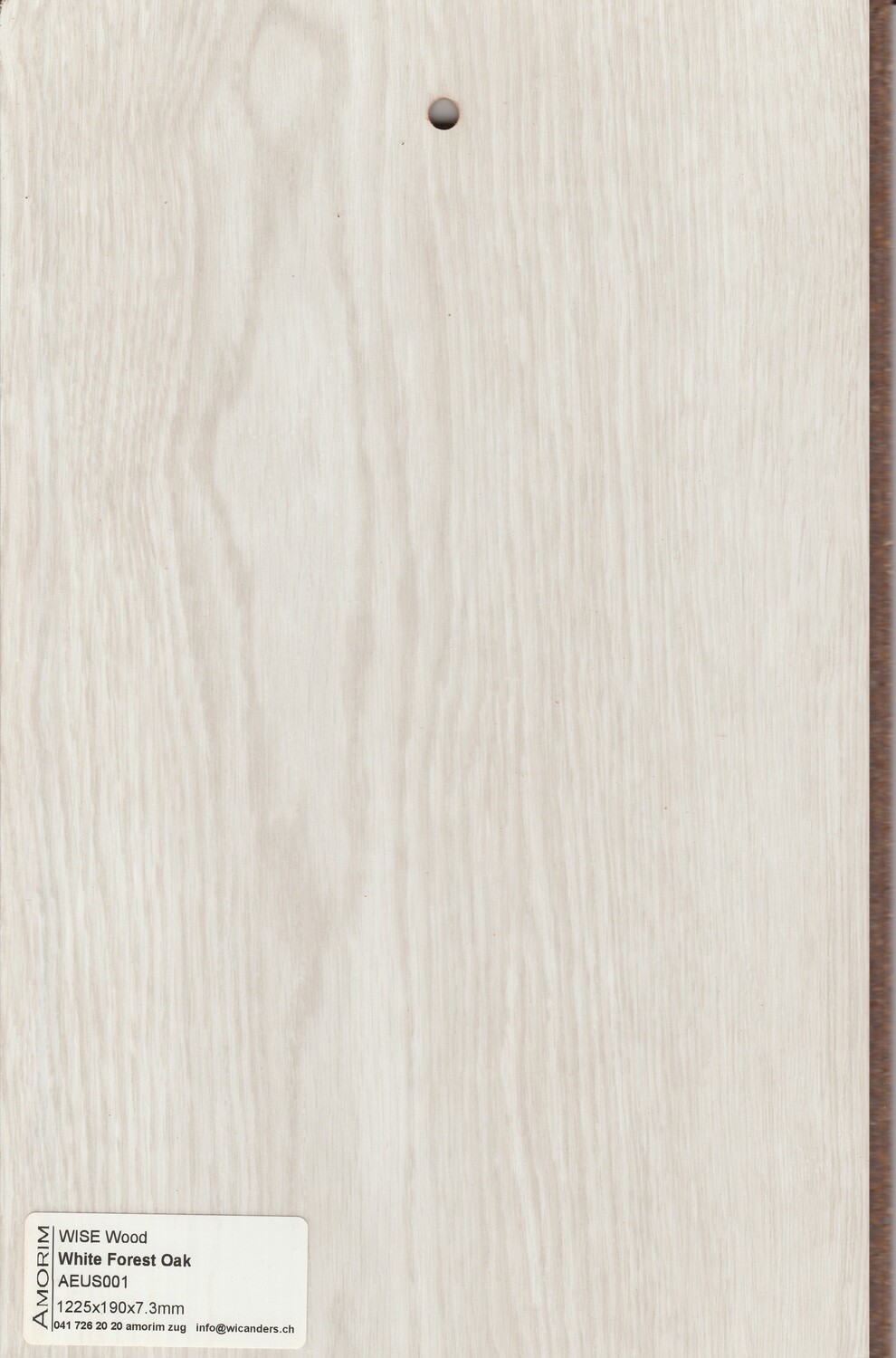 Korkboden wood Inspire 700 SRT, White Forest Oak pro 1m² Stärke 7.3mm x 190mm x 1225mm Wasserfester Klickboden