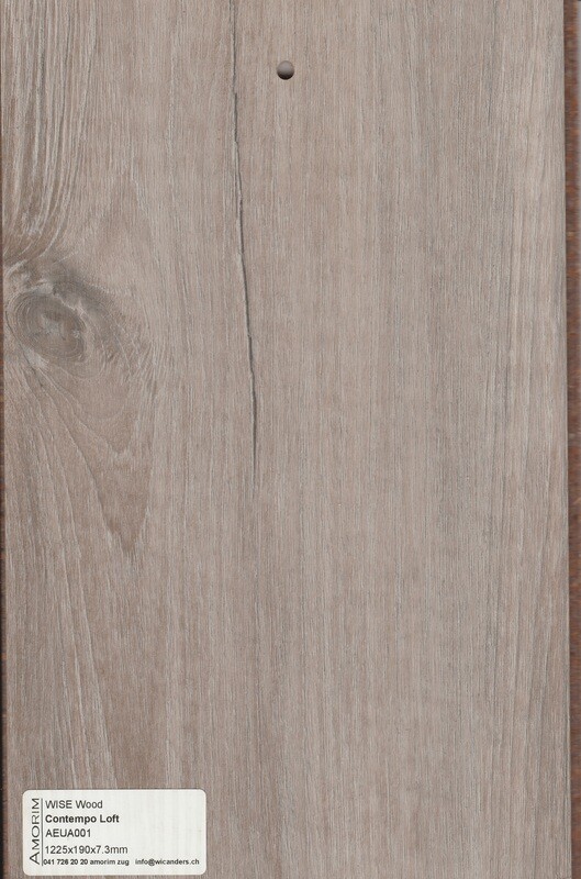 Korkboden wood Inspire 700 SRT, Contempo Loft pro 1m² Stärke 7.3mm x 190mm x 1225mm Wasserfester Klickboden