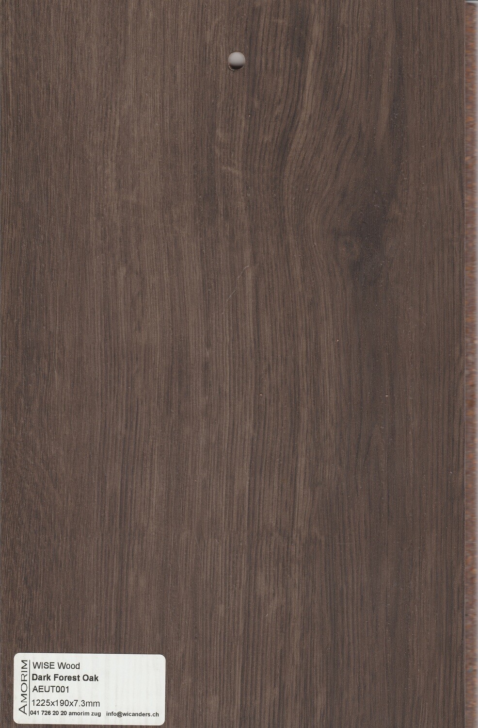 Korkboden wood Inspire 700 SRT, Dark Forest Oak pro 1m² Stärke 7.3mm x 190mm x 1225mm Wasserfester Klickboden