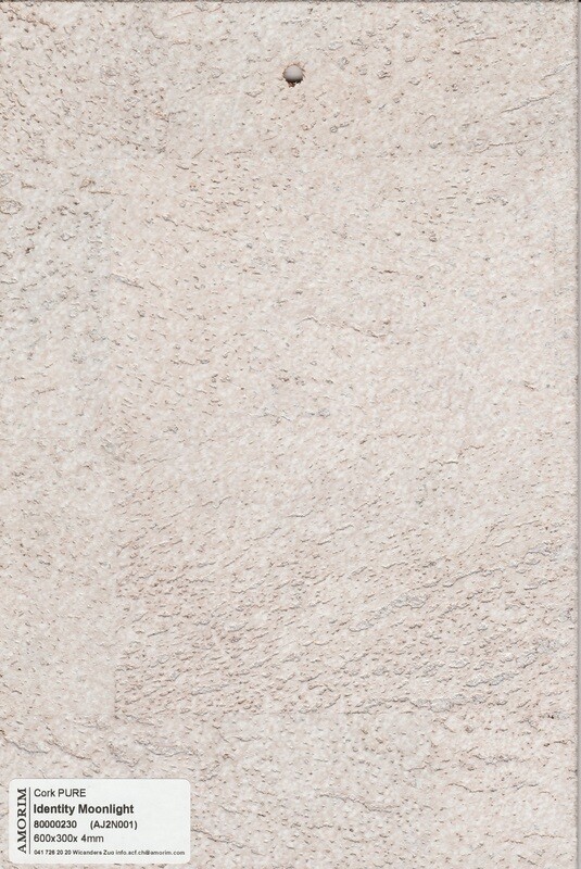 Korkboden Identity Moonlight, Cork Pure pro 1m² Stärke 4mm x 300mm x 600mm