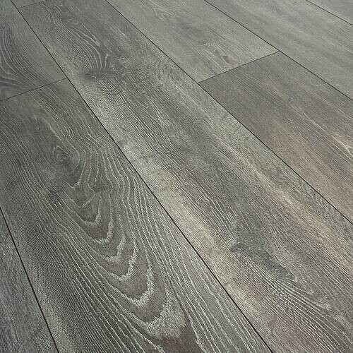 Laminatboden 1m² Graphite Oak Aqua Stop, Stärke 14mm x 191mm x 1380mm