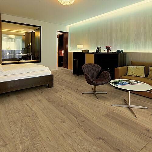 Laminatboden 1m² Beach Oak Aqua Stop, Stärke 14mm x 244mm x 2025mm