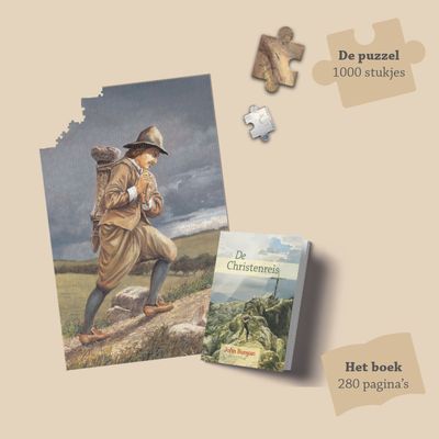 De Christenreis -Het boek met de puzzel (1000 stukjes)