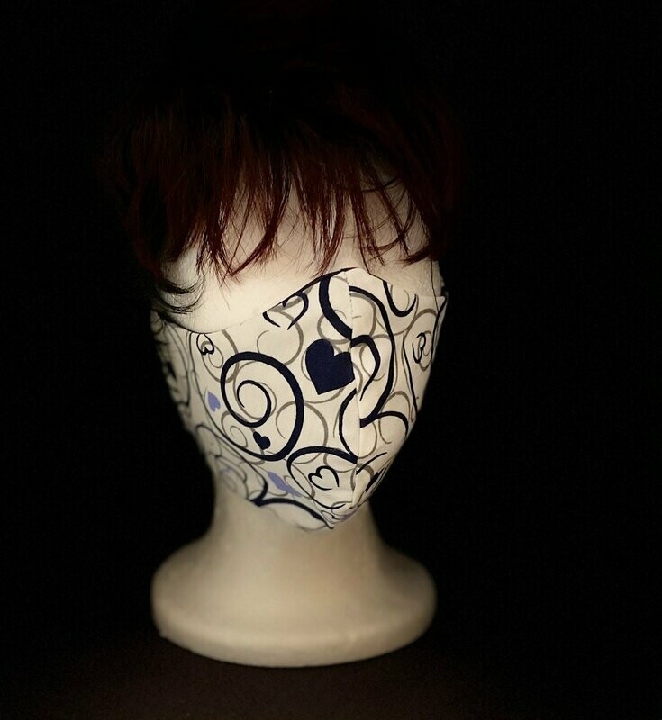 BLUE HEARTS/GREY SWIRLS - Colon Cancer  Brain injury