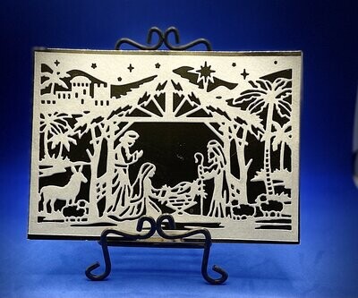Nativity- Silver/Black Nativity- Silver/Black