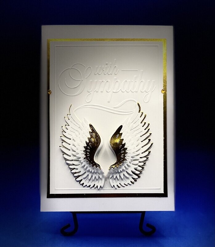 With Sympathy- Angel Wings With Sympathy- Angel Wings