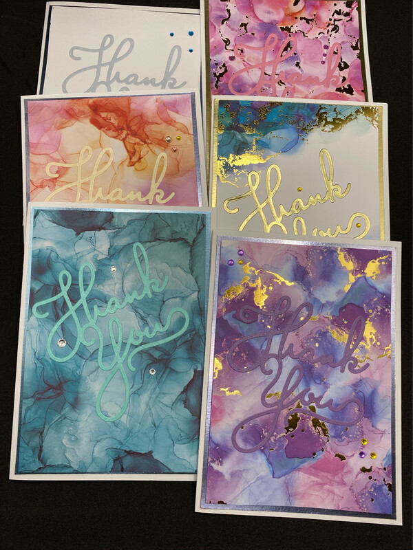 Thank You Card Set Of 6 Thank You Card Set Of 6