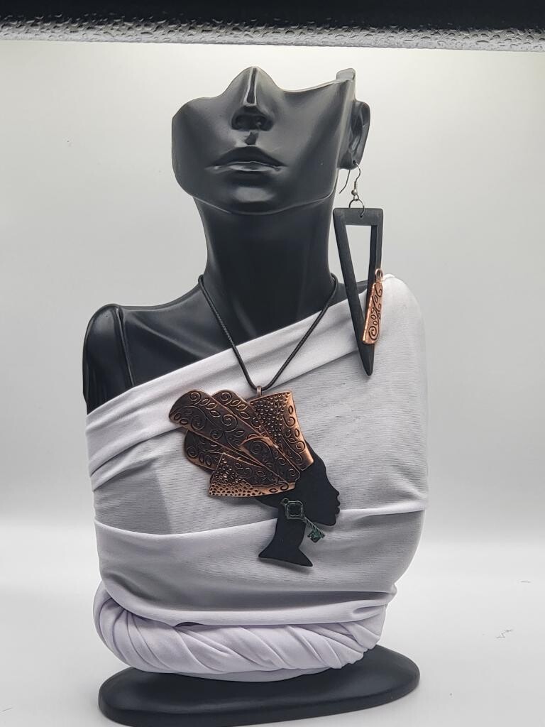 Luam- Luam- "Peace" Necklace & Earrings