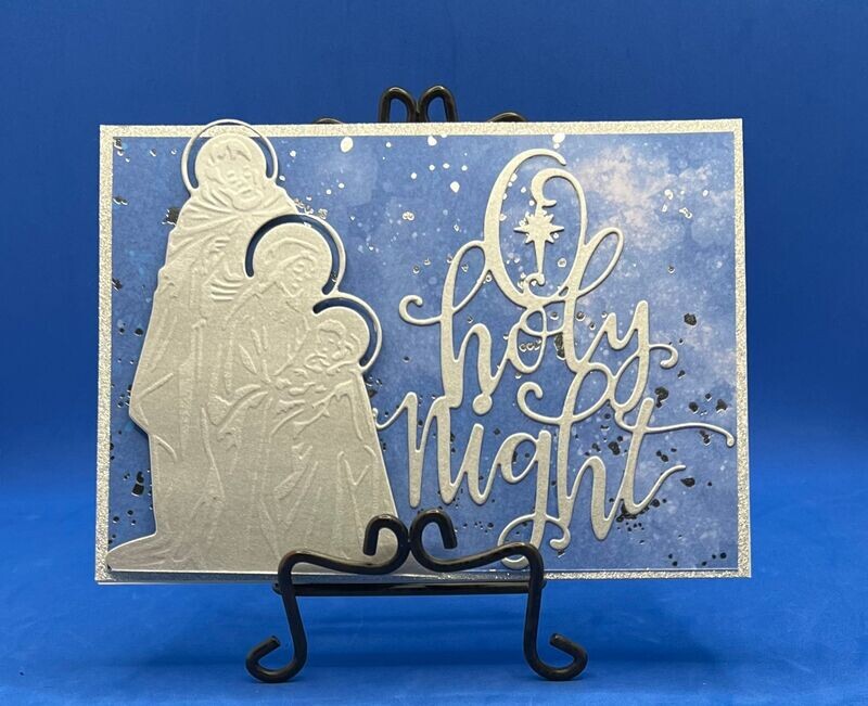 Oh Holy Night- Blue Background Oh Holy Night- Blue Background