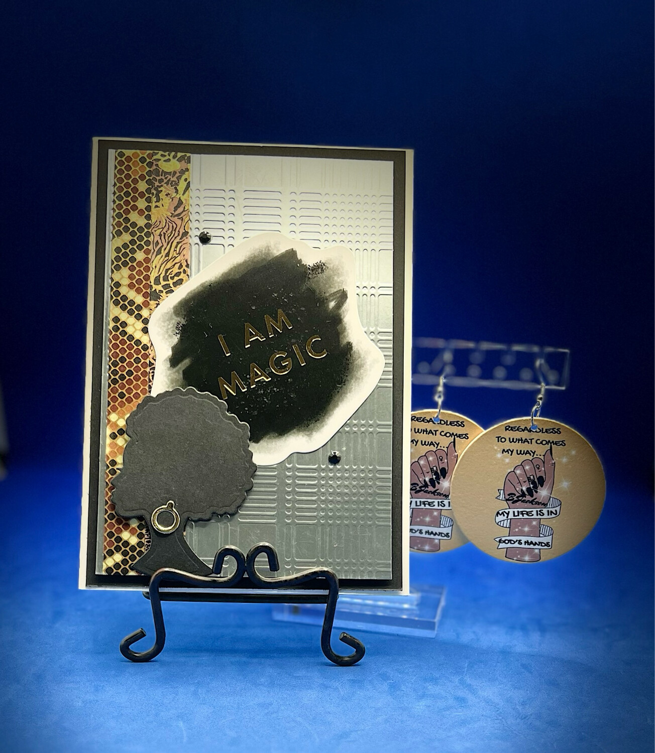 Set - Set - "I Am Magic" Card & Earrings