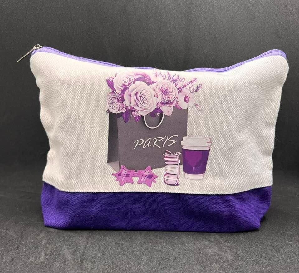 Cosmetic Bag: Purple Base Cosmetic Bag: Purple Base