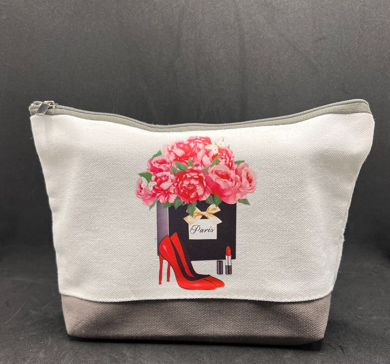 Cosmetic Bag - Gray Base Cosmetic Bag - Gray Base