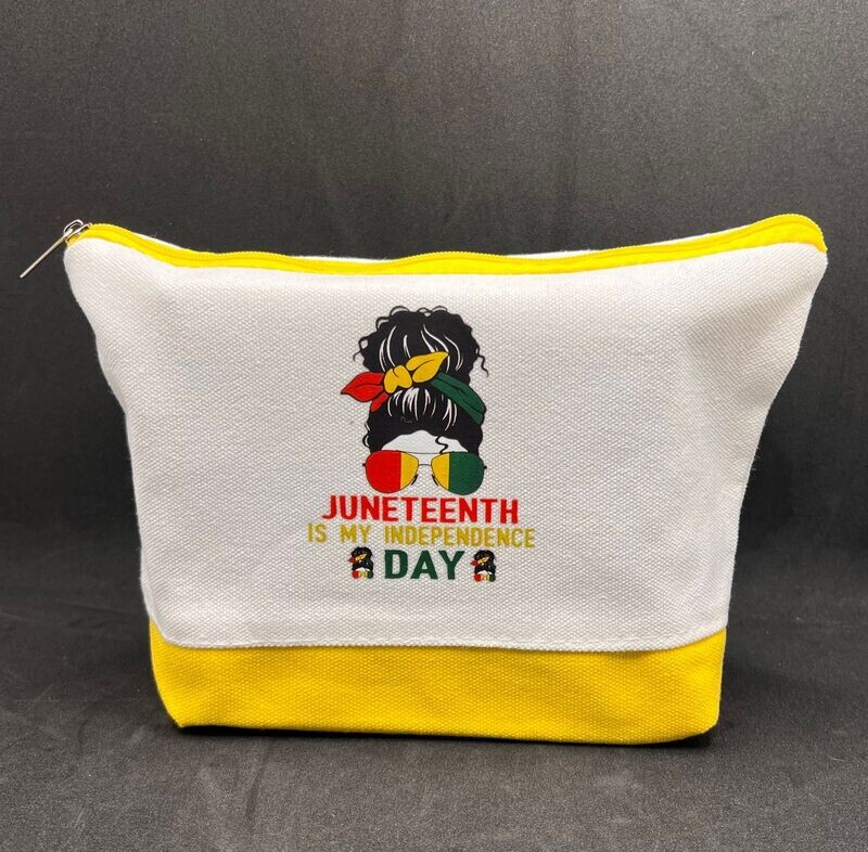Cosmetic Bag: Juneteenth Cosmetic Bag: Juneteenth